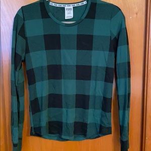 Women’s VS Pink Large Henley Tee